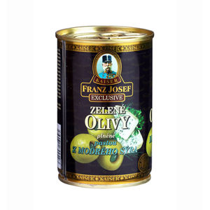 Franz Josef Kaiser Olivy zelené plnené modrým syrom 300 g